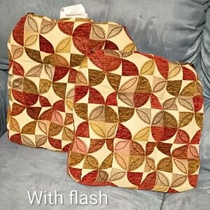 Geometric Pattern Seat Cushion Set